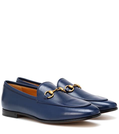 navy blue gucci loafers|blue gucci loafers women's.